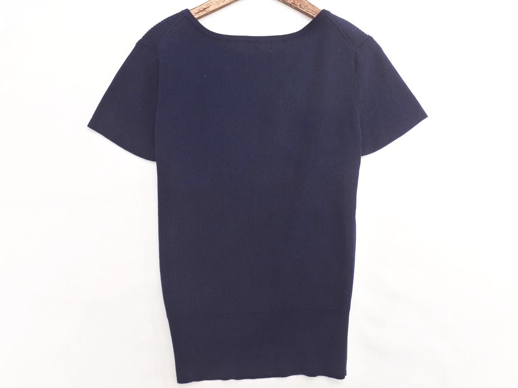 EPOCA エポカ カシュクール ニット カットソー size38/濃紺 ■◆ ☆ ffb3 レディース
