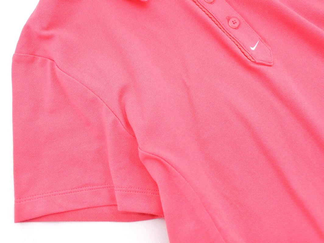 NIKE ナイキ ゴルフ ポロシャツ sizeM/ピンク ■◆ ☆ ffb6 レディース_画像2