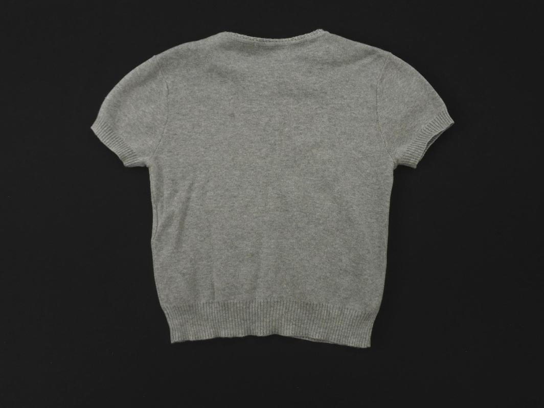 SHIPS KIDS シップス キッズ 半袖 カーディガン size100cm/グレー ■◆ ☆ ffb6 子供服