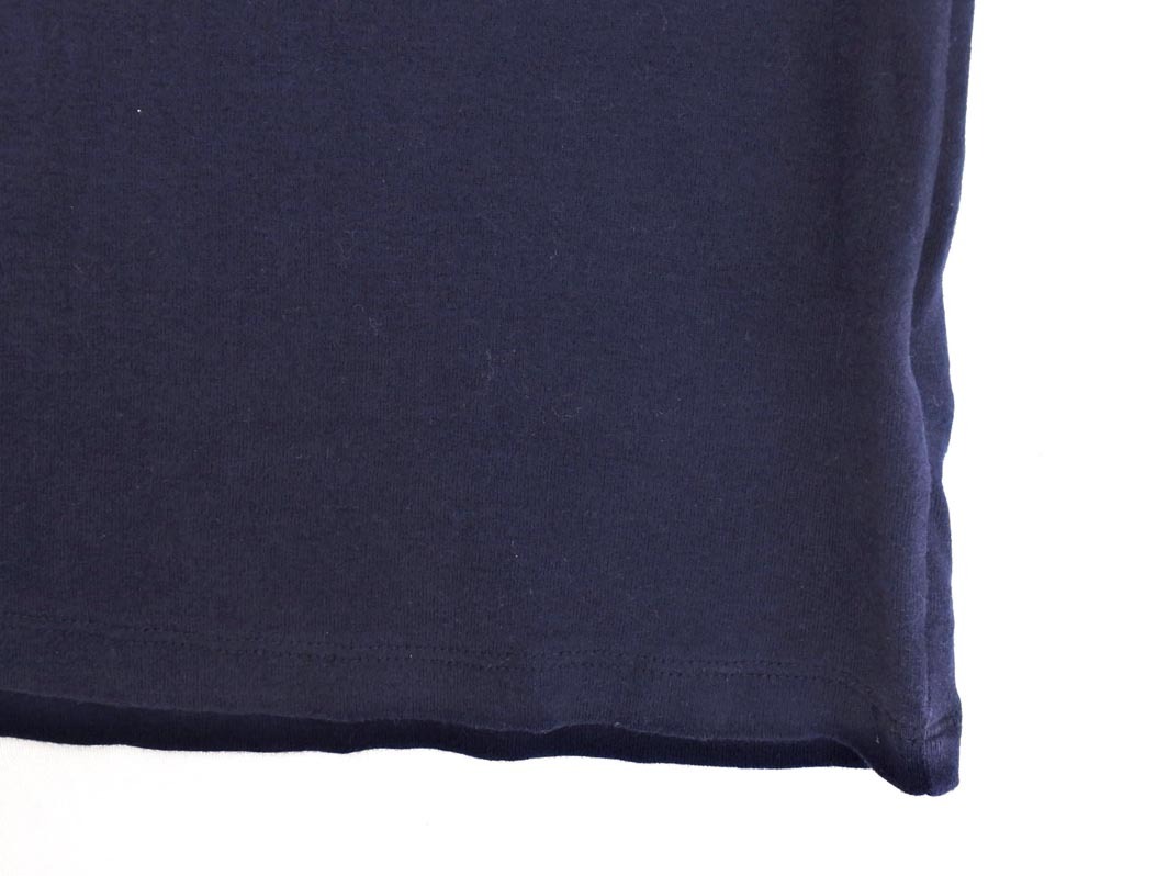 ネコポスOK TOMMY HILFIGER トミーヒルフィガー Vネック カットソー sizeXS/紺 ■◆ ☆ ffb6 レディース