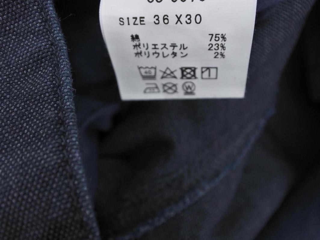 Eddie Bauer エディーバウアー テーパード パンツ size36/紺 ■■ ☆ ffb6 メンズ