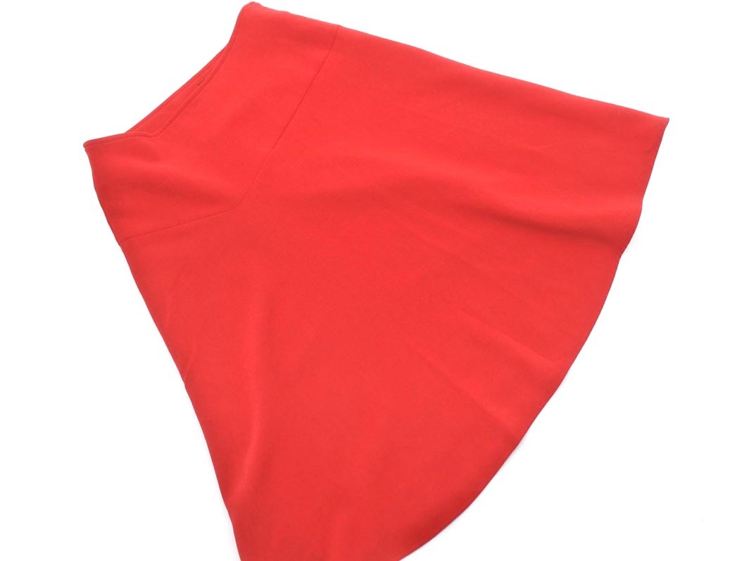LAUTREAMONT ロートレアモン フレア スカート size40/赤 ■■ ☆ ffb7 レディース