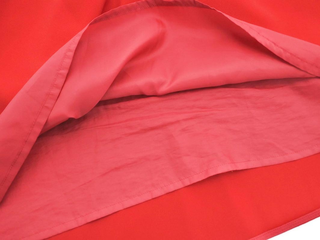 LAUTREAMONT ロートレアモン フレア スカート size40/赤 ■■ ☆ ffb7 レディース