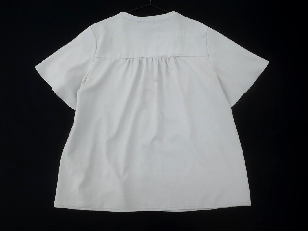 ネコポスOK Rope Picnic ロペピクニック フレアスリーブ ブラウス シャツ size38/グレー ■◆ ☆ ffb7 レディース