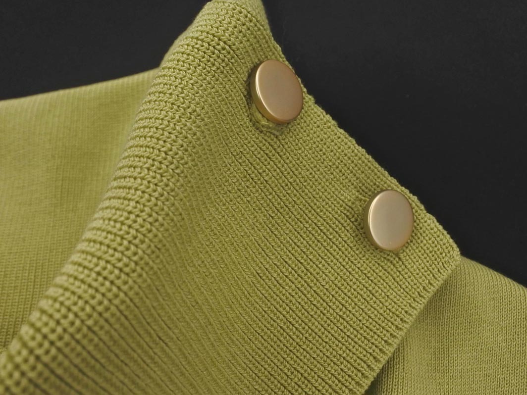 rienda リエンダ オフタートルネック ニット ワンピース sizeF/緑 ■◆ ☆ ffb7 レディース_画像3