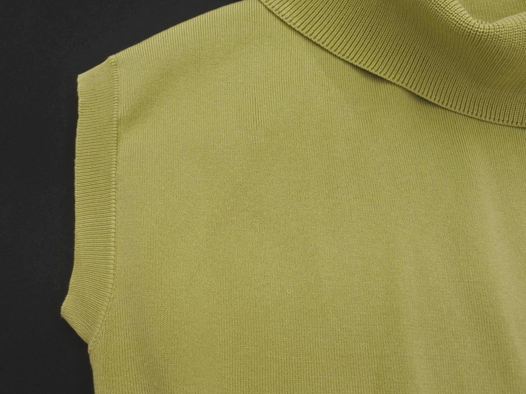 rienda リエンダ オフタートルネック ニット ワンピース sizeF/緑 ■◆ ☆ ffb7 レディース_画像4