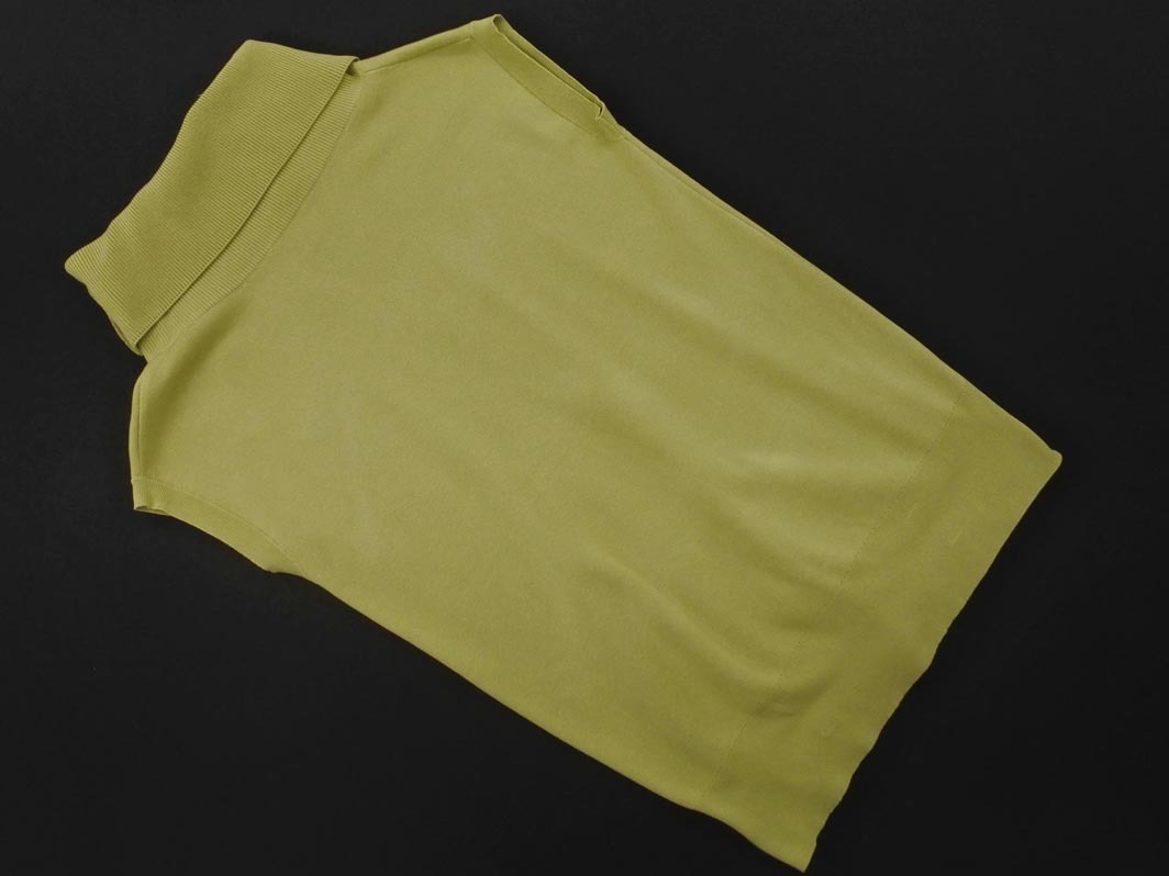 rienda リエンダ オフタートルネック ニット ワンピース sizeF/緑 ■◆ ☆ ffb7 レディース_画像6