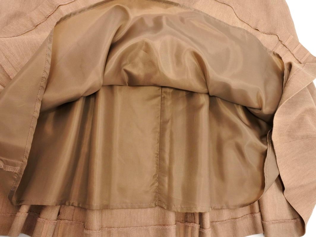  Area Free linen. flair юбка size40/ Camel #* * ffb8 женский 