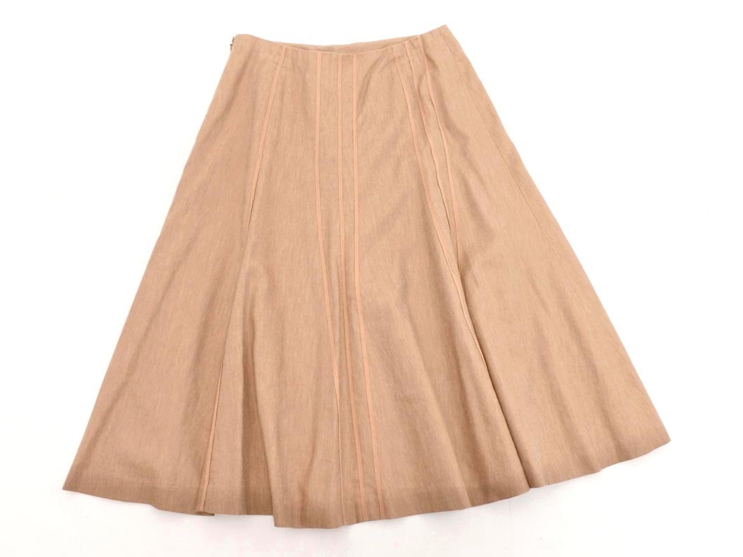  Area Free linen. flair юбка size40/ Camel #* * ffb8 женский 
