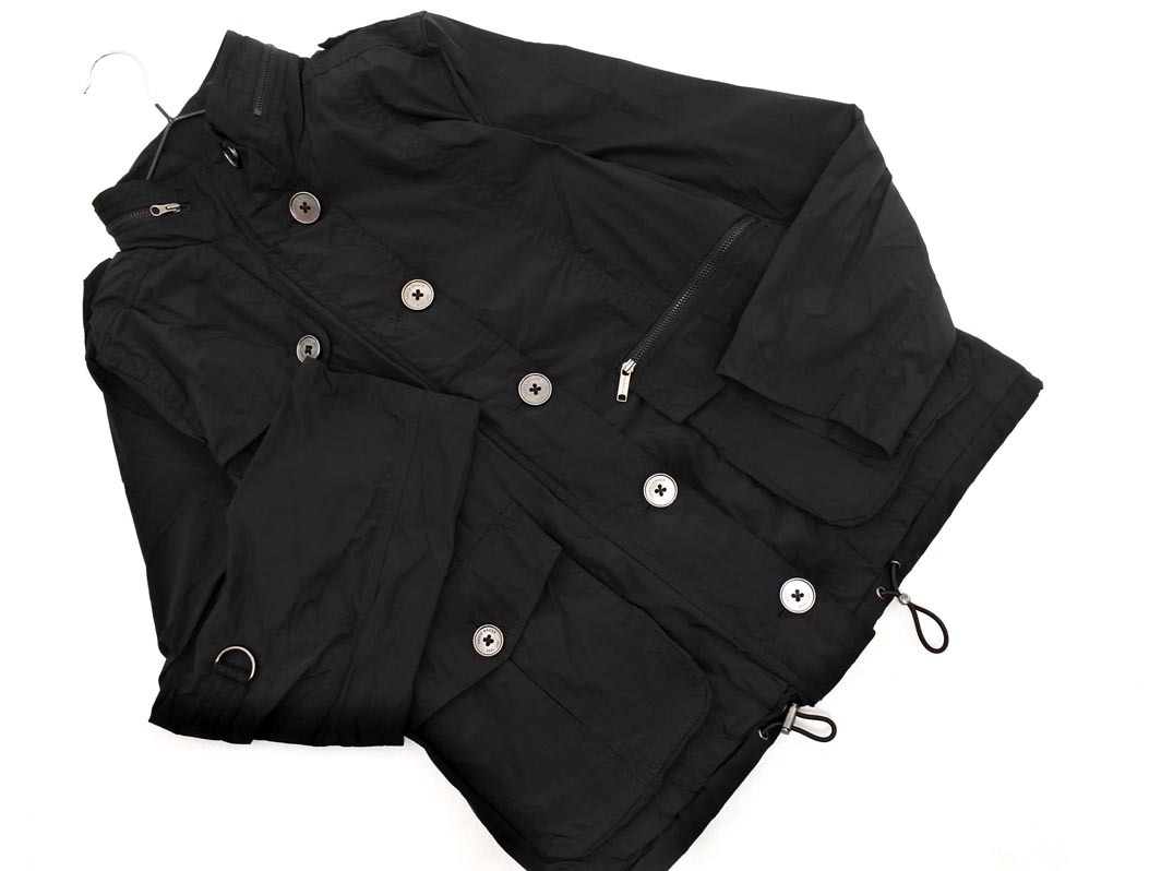 Eddie Bauer エディーバウアー スタンドカラー ジャケット sizePL/黒 ■◇ ☆ ffb8 レディース