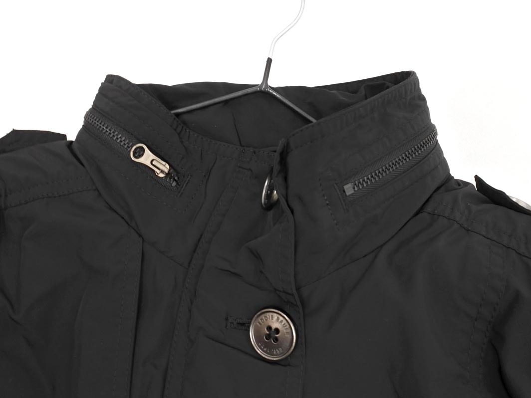 Eddie Bauer エディーバウアー スタンドカラー ジャケット sizePL/黒 ■◇ ☆ ffb8 レディース
