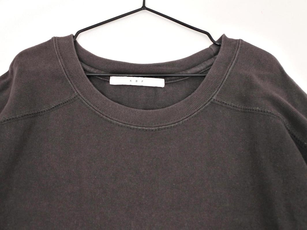 KBF ケービーエフ アーバンリサーチ 5分袖 ワンピース sizeOne/チャコール ■◆ ☆ ffb8 レディース_画像3