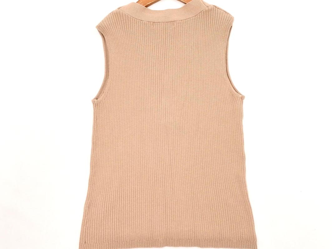  кошка pohs OK FREE*S MART свободный z mart ребра безрукавка вязаный свитер sizeFR/ бежевый #* * ffb8 женский 