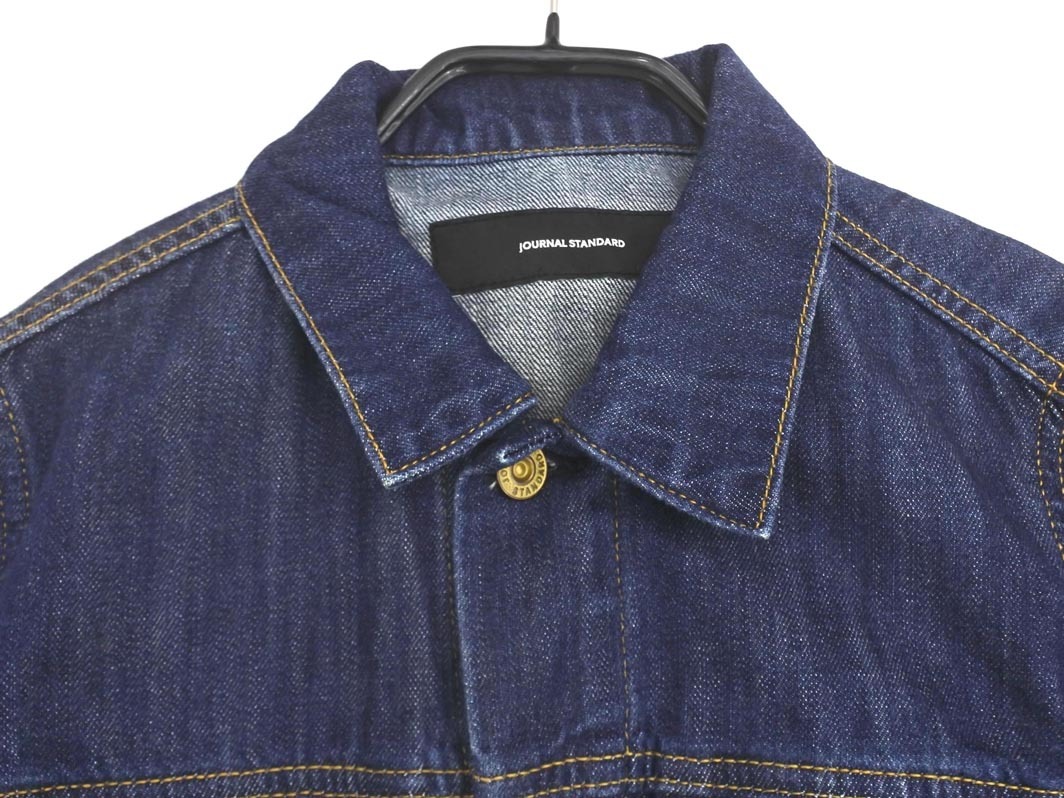 JOURNAL STANDARD ジャーナルスタンダード Gジャン デニム ジャケット sizeM/インディゴ ■◇ ☆ fea8 メンズ