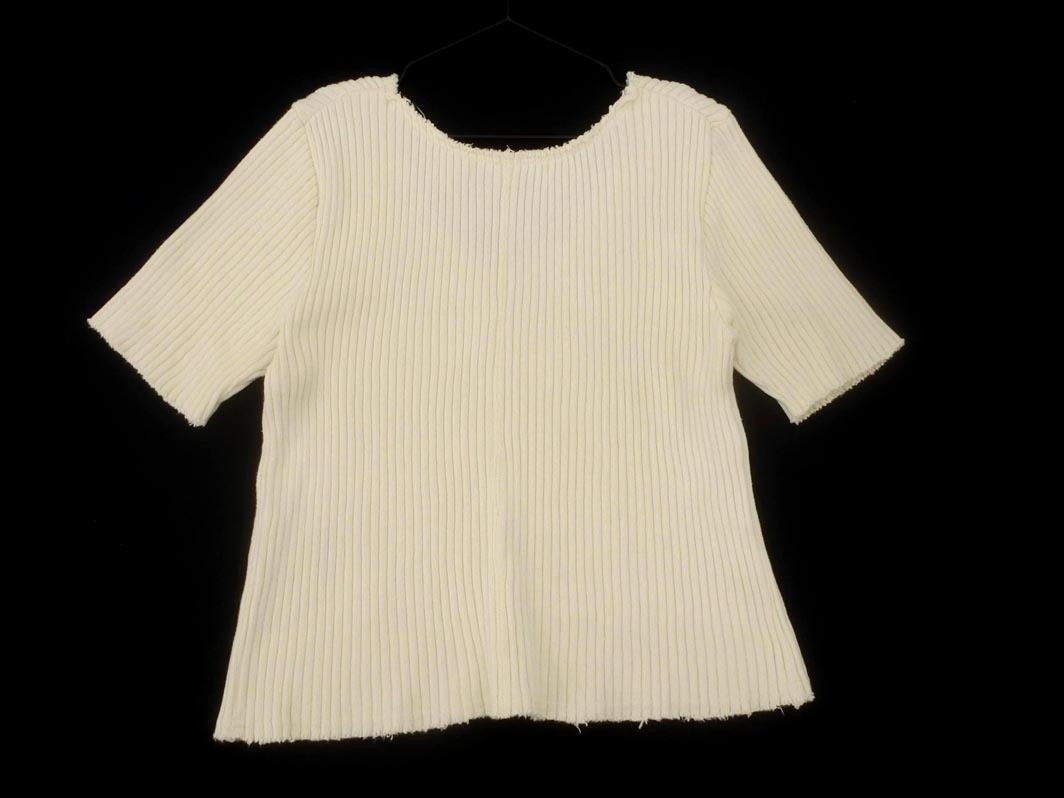 Another Edition アナザーエディション ユナイテッドアローズ Vネック リブ ニット セーター アイボリー ■◆ ☆ ffc0 レディース_画像6