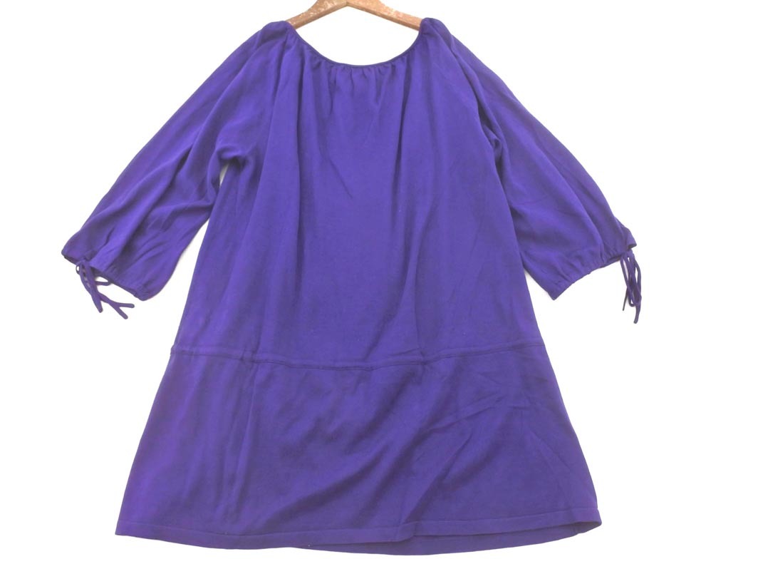 23 район туника вязаный свитер size44/ фиолетовый #* * ffb9 женский