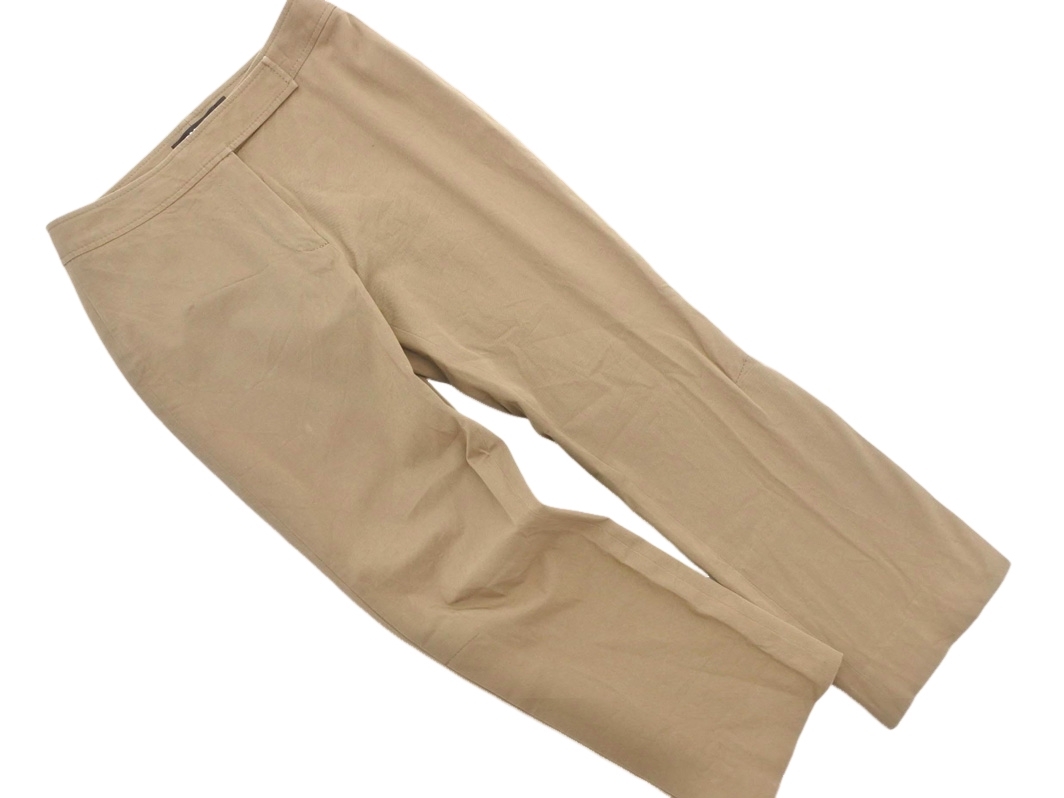 DKNY ダナキャランニューヨーク スリット パンツ size2/茶 ■■ ☆ ffb9 レディース