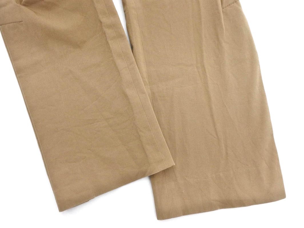DKNY ダナキャランニューヨーク スリット パンツ size2/茶 ■■ ☆ ffb9 レディース