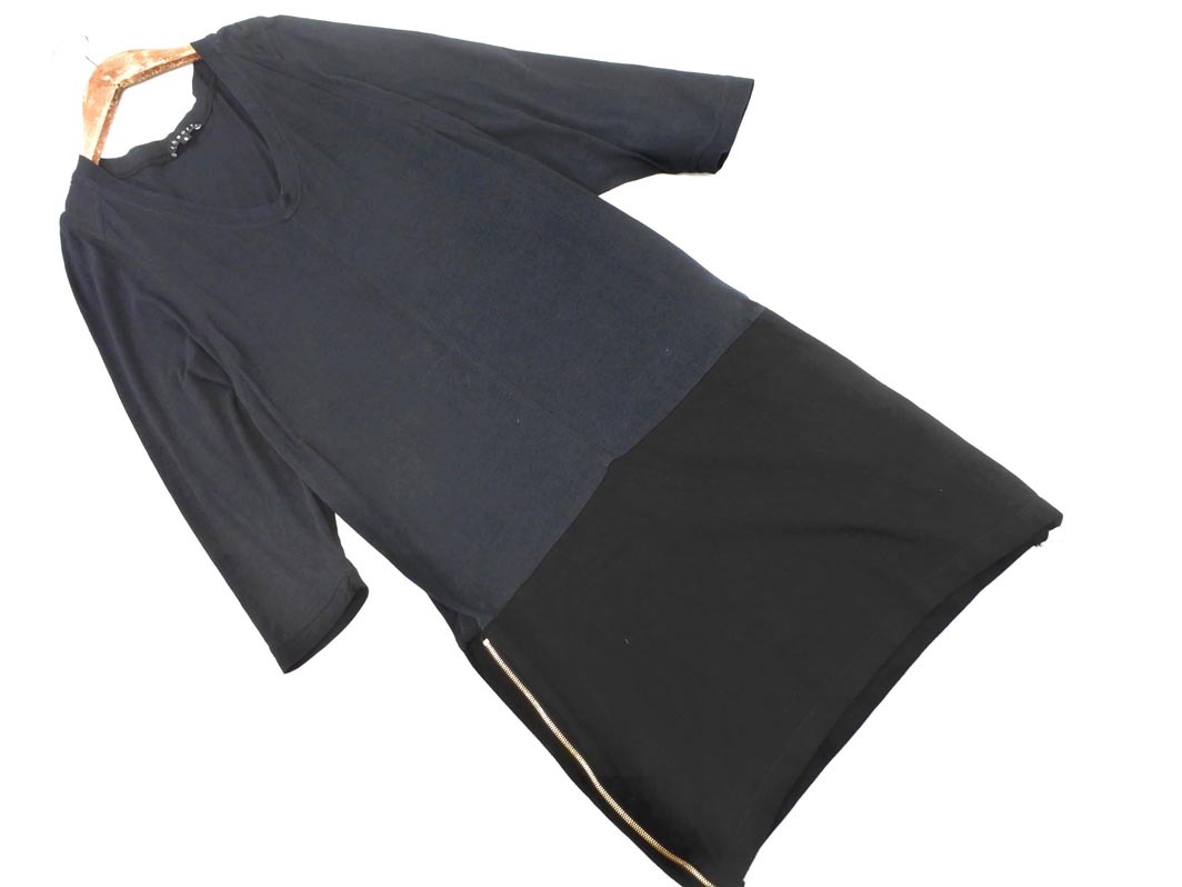 theory セオリー ドッキング ワンピース size2/黒 ■◆ ☆ ffc3 レディース_画像1