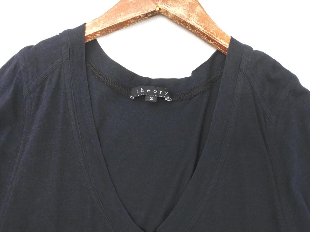 theory セオリー ドッキング ワンピース size2/黒 ■◆ ☆ ffc3 レディース_画像3