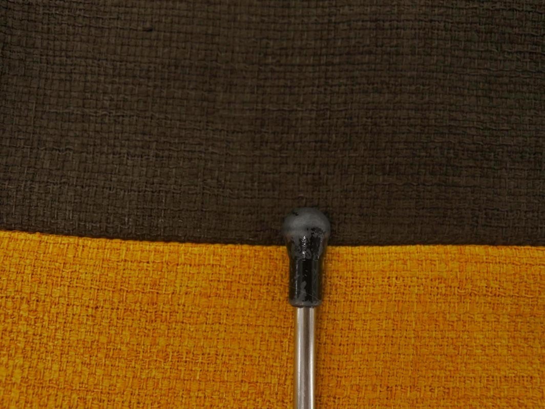 ネコポスOK SHIPS シップス 切替 Aライン 台形 スカート sizeL/黄ｘダークカーキｘアイボリー ■■ ☆ ffc4 レディース_画像6