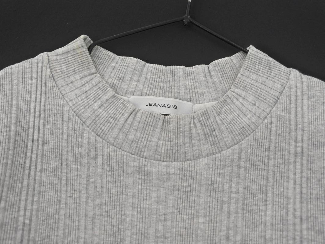 кошка pohs OK JEANASIS Jeanasis безрукавка cut and sewn sizeF/ серый #* * ffc4 женский