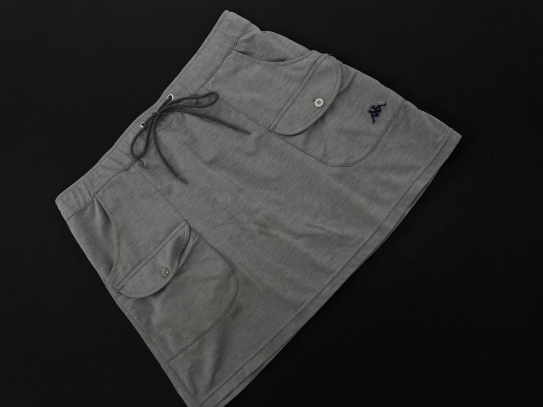 kappa カッパ ミニ スカート size11/グレー ■◆ ☆ ffc5 レディース