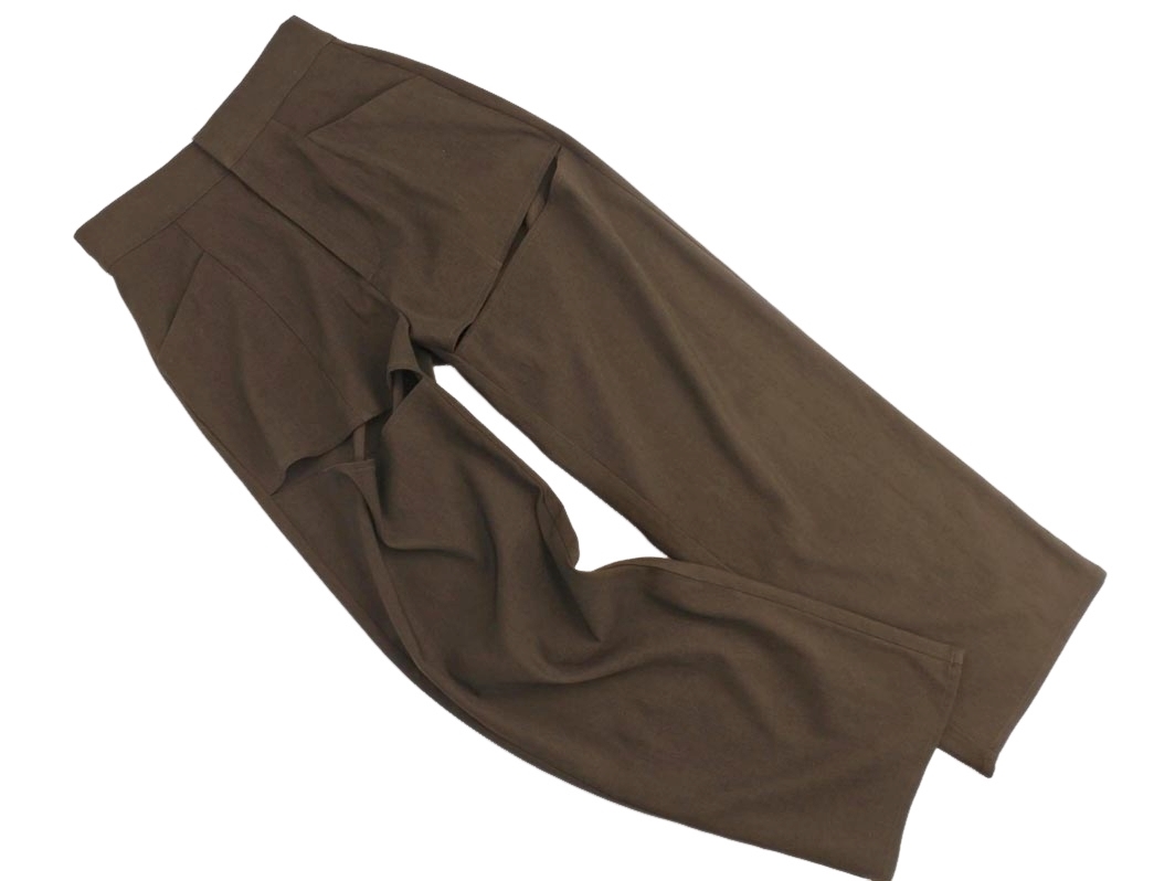 Heather ヘザー カット パンツ sizeF/茶 ■■ ☆ ffc5 レディース_画像1