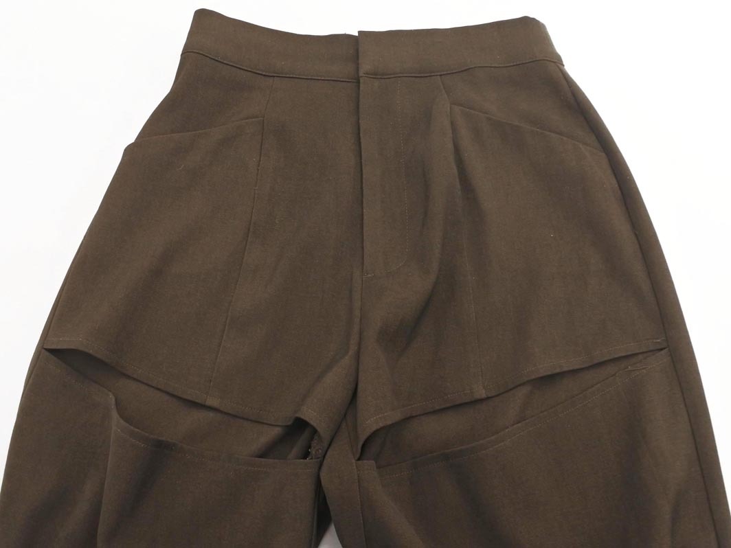 Heather ヘザー カット パンツ sizeF/茶 ■■ ☆ ffc5 レディース_画像4