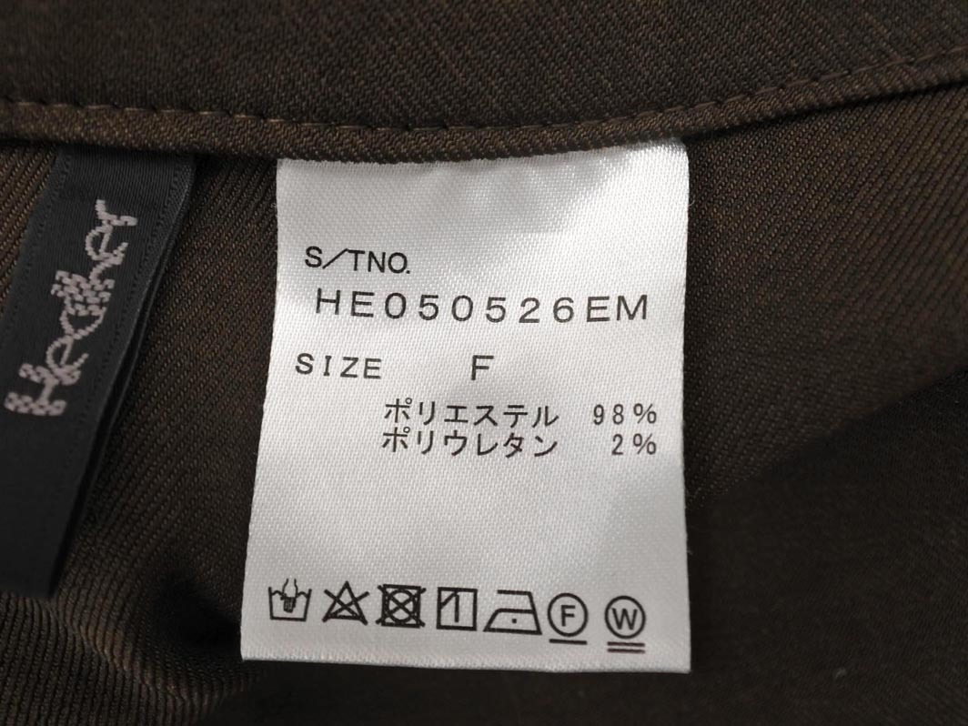 Heather ヘザー カット パンツ sizeF/茶 ■■ ☆ ffc5 レディース_画像5