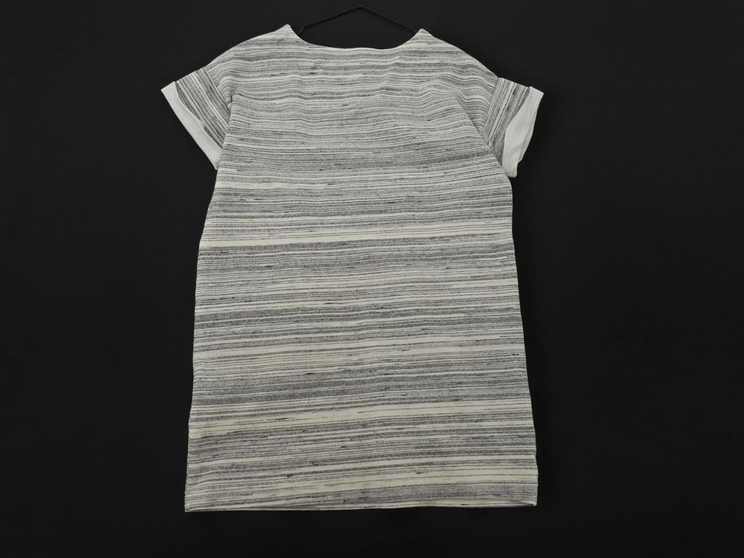 ネコポスOK ZARA Girls ザラガールズ ボーダー カットソー size140ｃｍ/オフホワイトｘグレー ■◆ ☆ ffc5 子供服_画像5
