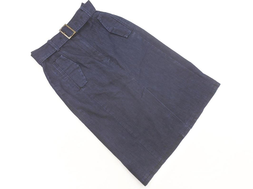 B:MING BEAMS Beams Denim юбка sizeM/ темно-синий ## * ffc5 женский 