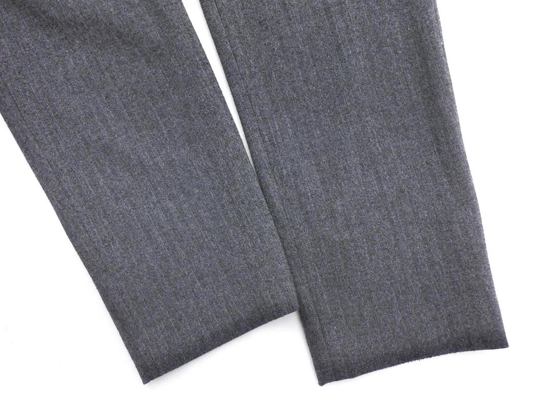LAUTREAMONT ロートレアモン ヘリンボーン テーパード パンツ size40/グレー ■■ ☆ ffc7 レディース