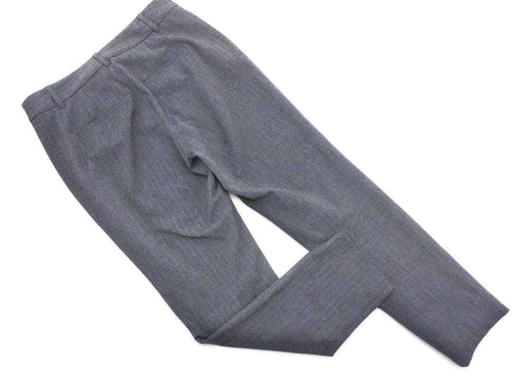 LAUTREAMONT ロートレアモン ヘリンボーン テーパード パンツ size40/グレー ■■ ☆ ffc7 レディース
