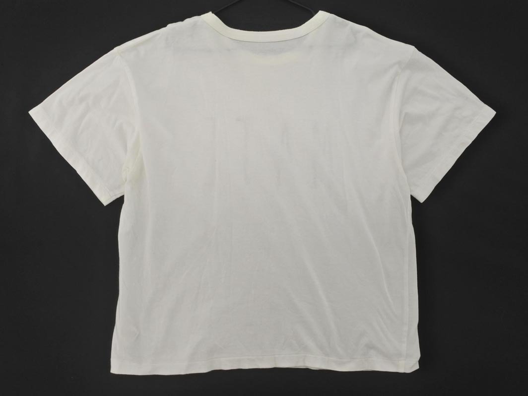 ネコポスOK ADAM ET ROPE’ アダムエロペ プリント Tシャツ size38 /白 ■◆ ☆ ffc7 レディース