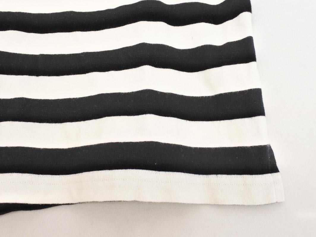 w closet ダブルクローゼット ボーダー カットソー sizeF/白x黒 ■◆ ☆ ffc7 レディース_画像2