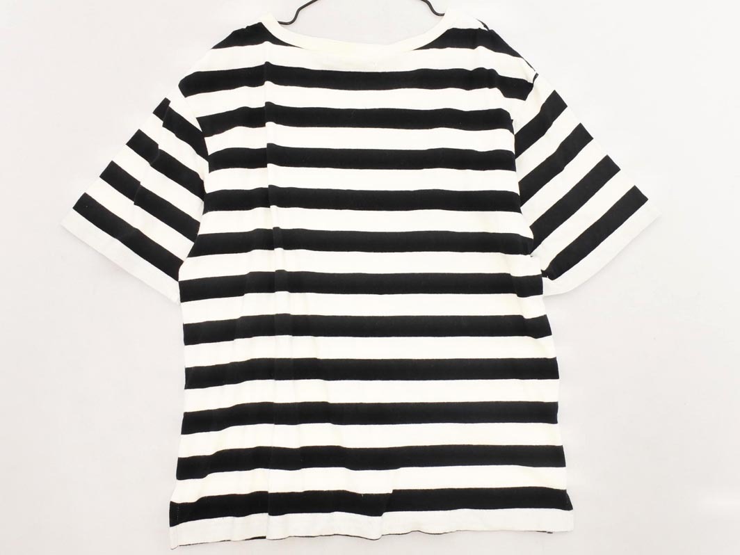 w closet ダブルクローゼット ボーダー カットソー sizeF/白x黒 ■◆ ☆ ffc7 レディース_画像5