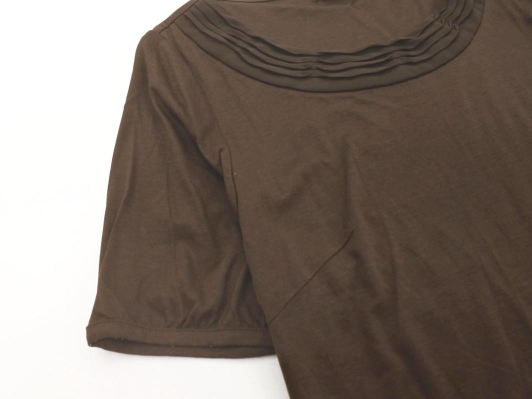 кошка pohs OK PAUL STUART paul (pole) Stuart cut and sewn size6/ чай #* * ffd0 женский