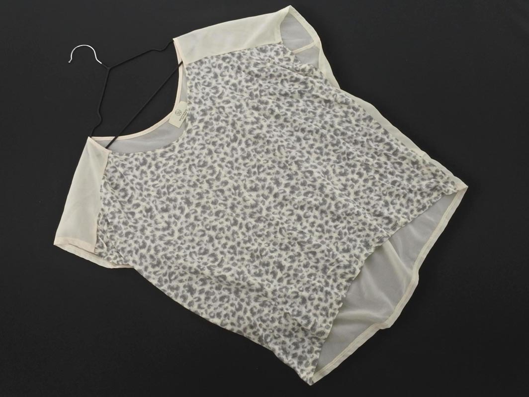 ネコポスOK BEAUTY & YOUTH ビューティ&ユース ユナイテッドアローズ シアー ブラウス シャツ オフホワイト ■◆ ☆ ffd0 レディース_画像1