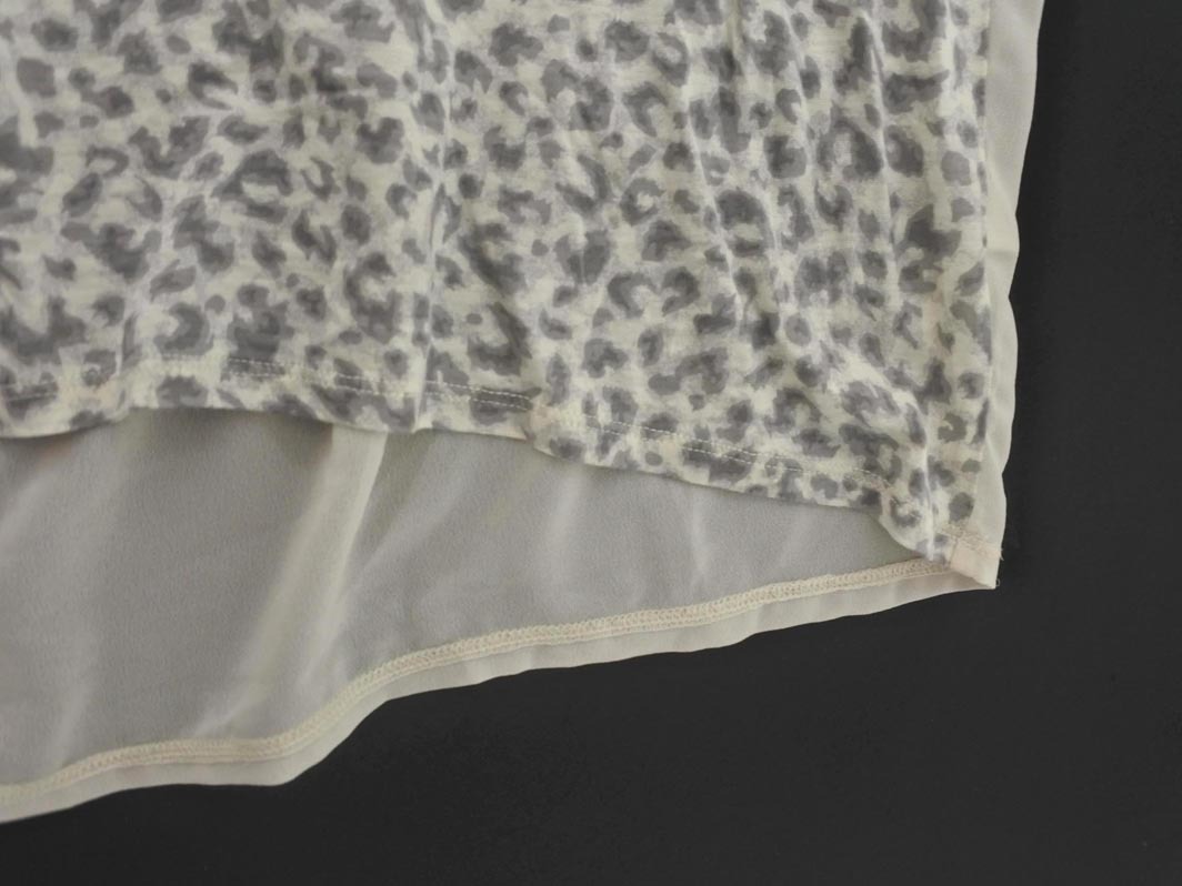 ネコポスOK BEAUTY & YOUTH ビューティ&ユース ユナイテッドアローズ シアー ブラウス シャツ オフホワイト ■◆ ☆ ffd0 レディース_画像2