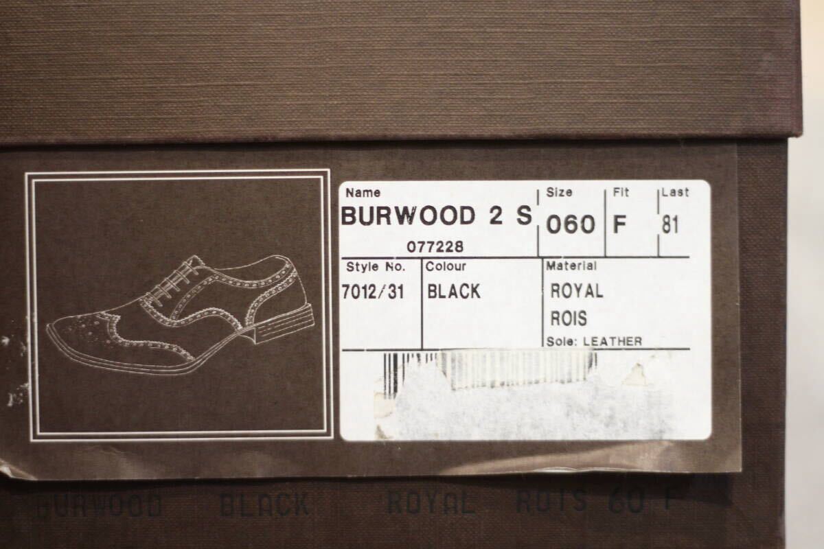 【極美品】Church's スタッズ フルブローグ グレインレザー BURWOOD 60F(Last81 バーウッド ウィングチップ チャーチ Chetwynd Consul)