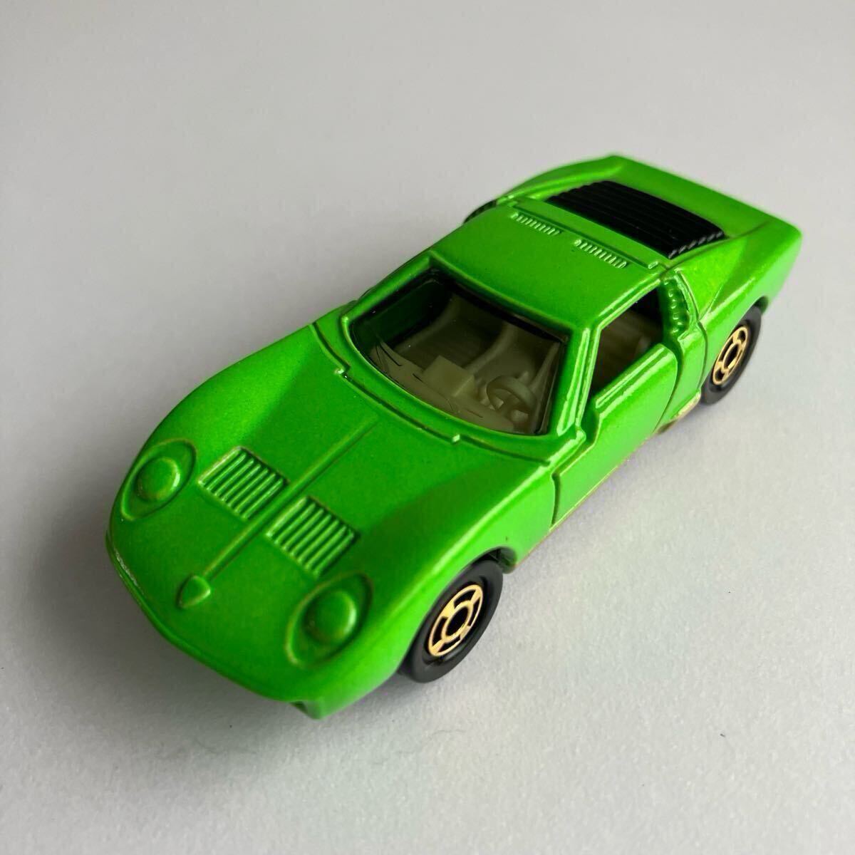 # распроданный } Tomica No.F40[ сделано в Японии ] Lamborghini Miura SV( суперкар B комплект / подарок одиночный товар )* б/у коробка нет Y1 иен ~ { стоимость доставки Y180~}