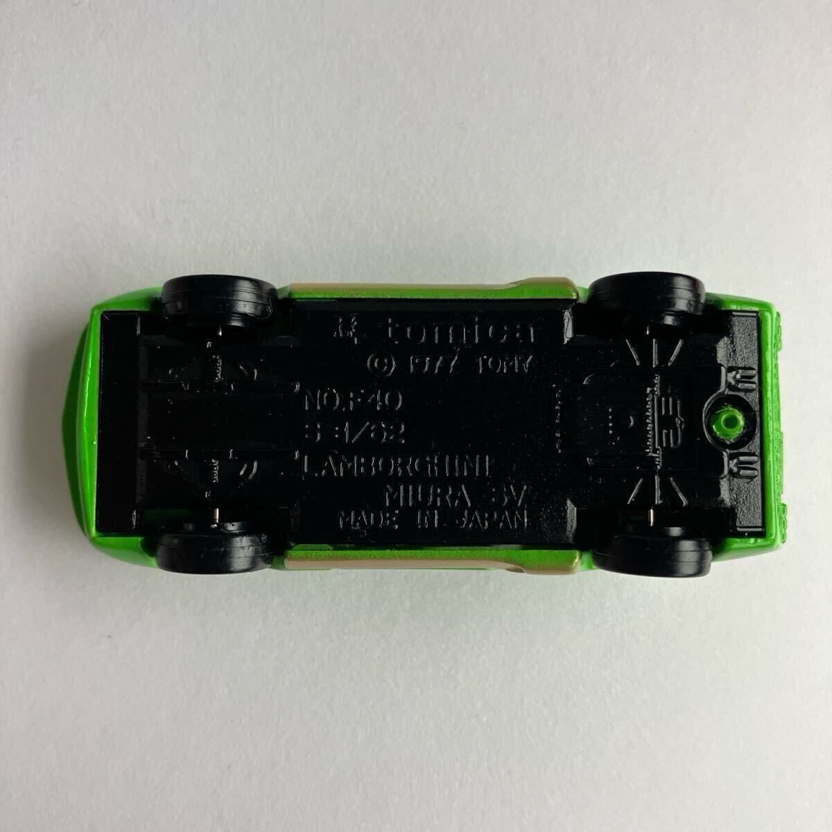 # распроданный } Tomica No.F40[ сделано в Японии ] Lamborghini Miura SV( суперкар B комплект / подарок одиночный товар )* б/у коробка нет Y1 иен ~ { стоимость доставки Y180~}
