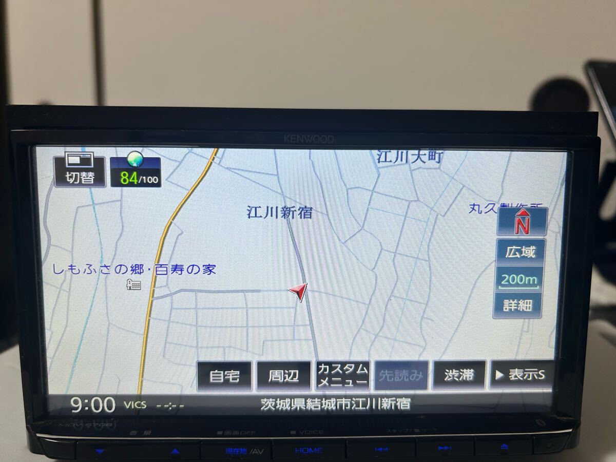 ★ KENWOOD MDV-S708 ★SDナビ地図データ2020年 ★モデル2021