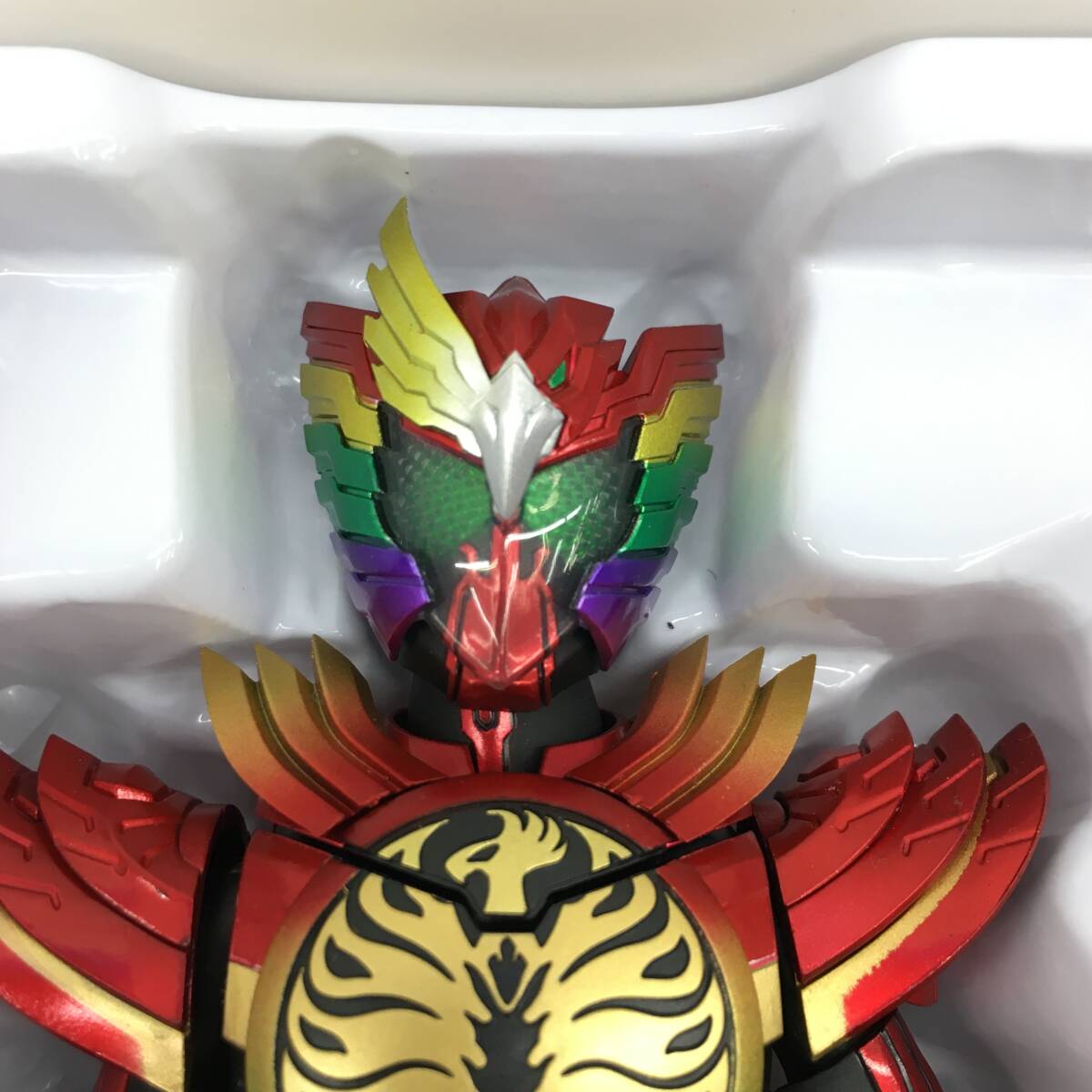 △【T040】開封品 バンダイ『S.H.Figuarts 仮面ライダーオーズ タジャドルコンボエタニティ フィギュア』輸送箱付き△