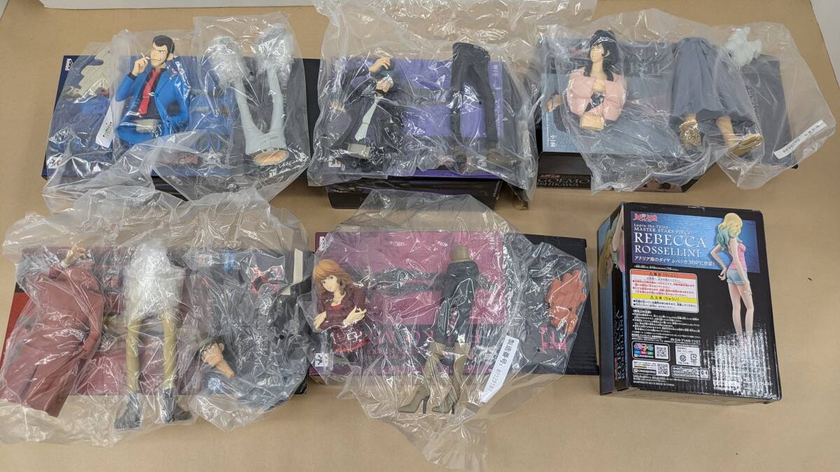 ◎D759/処分品!! ルパン三世 MSPシリーズフィギュア 合計(jì)13體まとめ /箱あり６點(diǎn)：箱無しはだか品７點(diǎn)/箱傷みあり