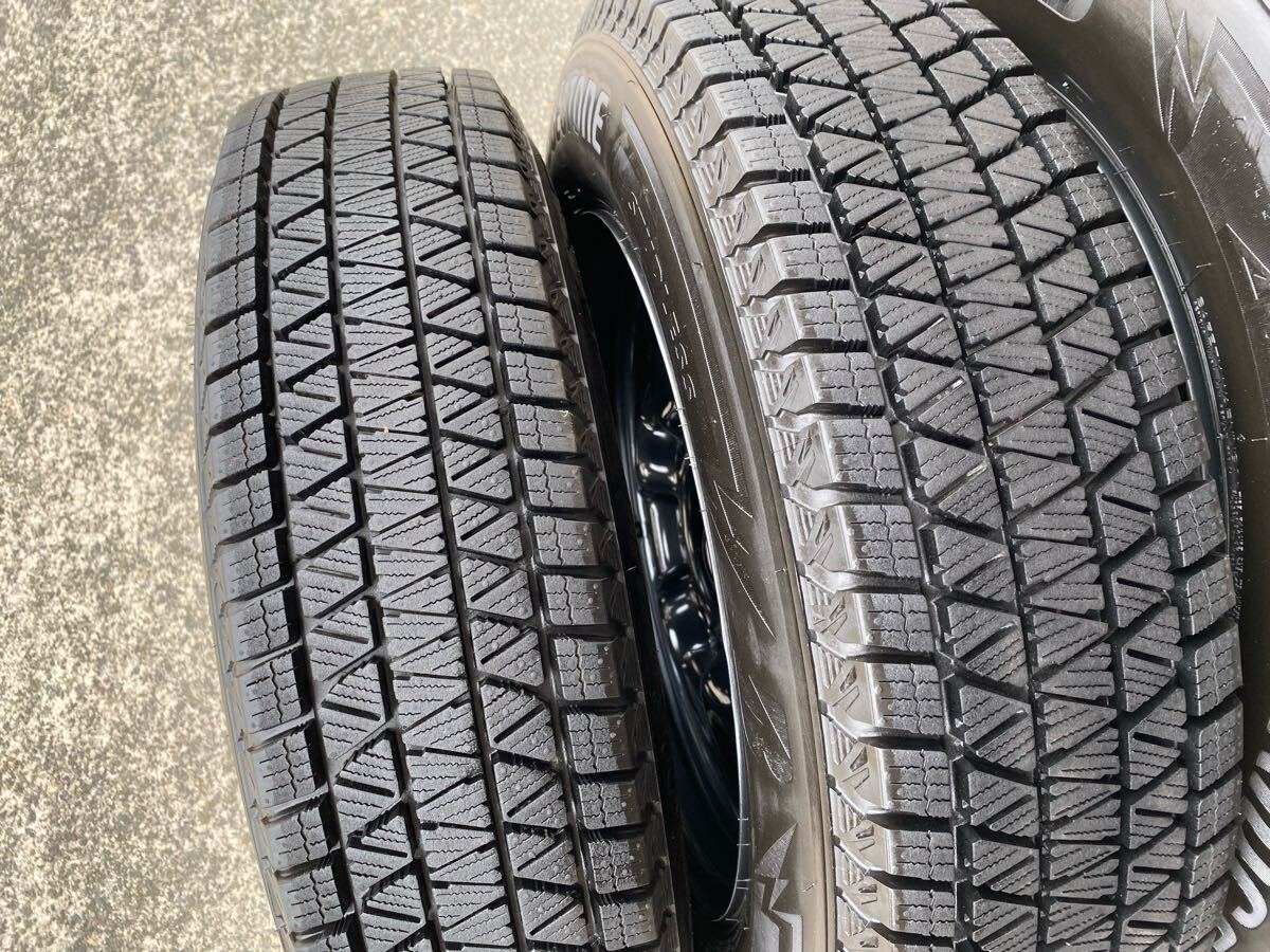  пробег небольшой! 175/80R16 JB64 новая модель Jimny зимний железные колеса Jimny зимние шины BS Bridgestone стальное колесо шина 4шт.@ оригинальный металлический 