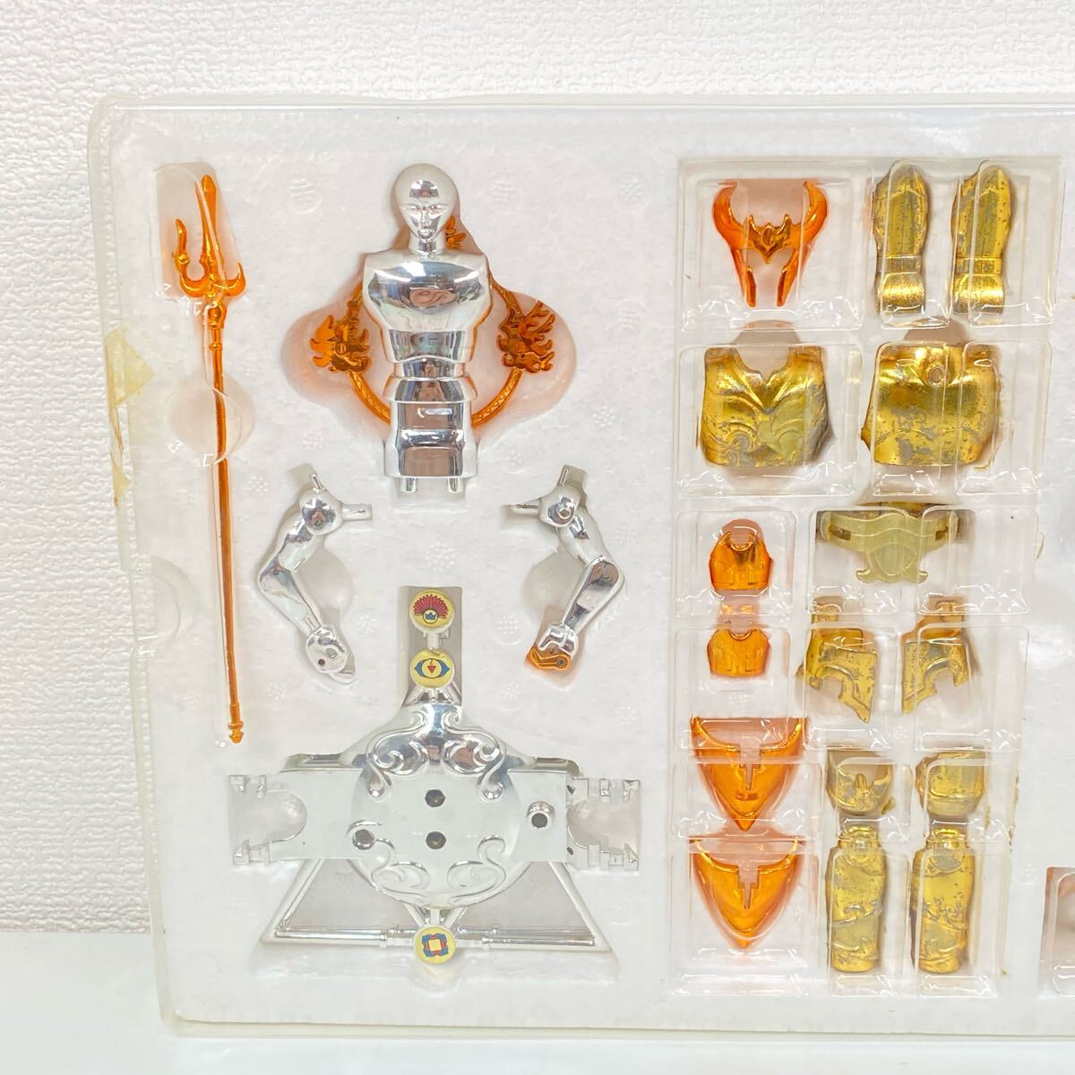 1円? 6A 圣闘士星矢 圣闘士圣衣大系 黃金圣衣 クリュサオルの鱗衣 クリュサオルスケイル BANDAI 當時物 貴重 フィギュア コレクション 5