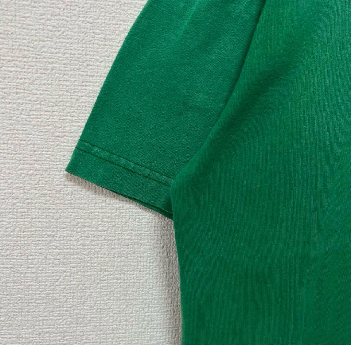 Stussy ステューシー グリーン 緑 Tシャツ Mサイズ グラフィック 古著 半袖Tシャツ
