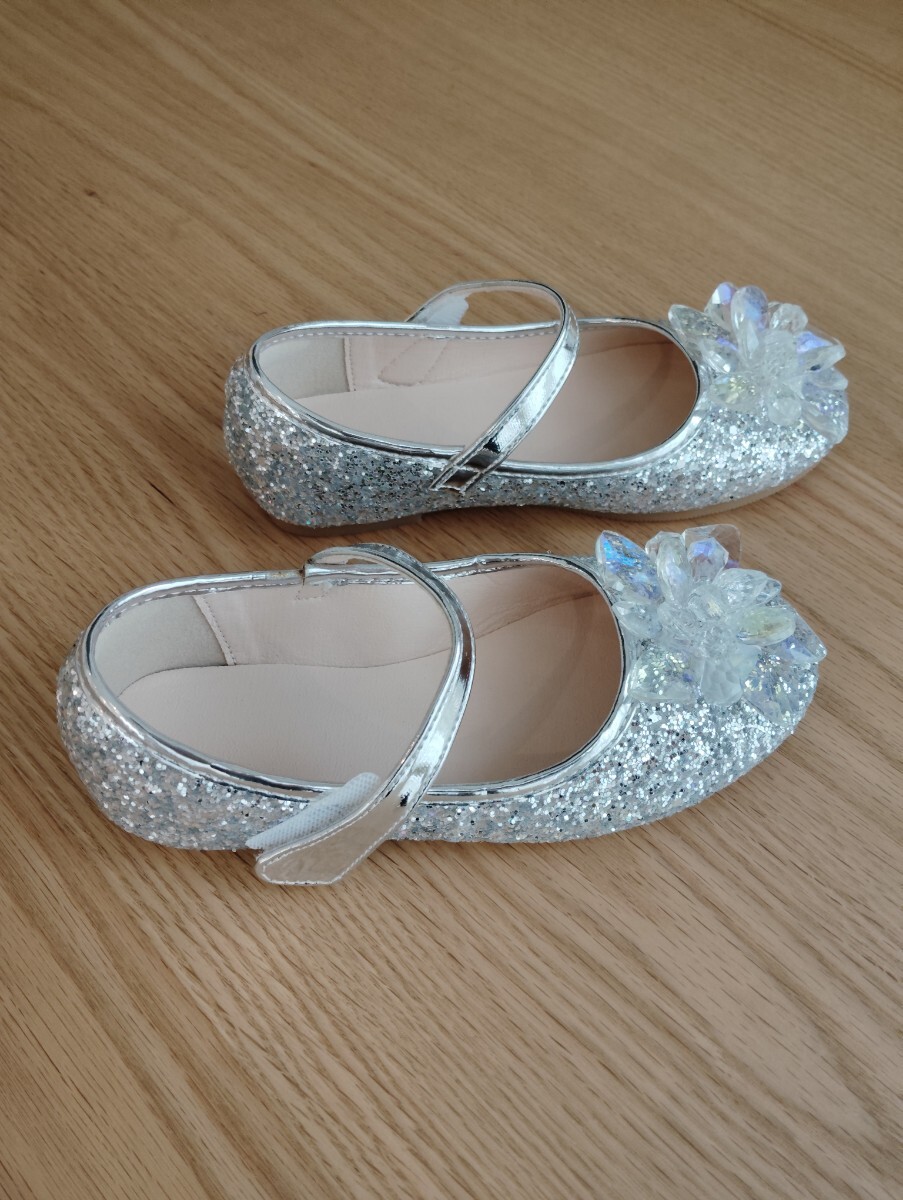 getsu платье балетки серебряный 19cm Kirakira ламе камень большой украшение 
